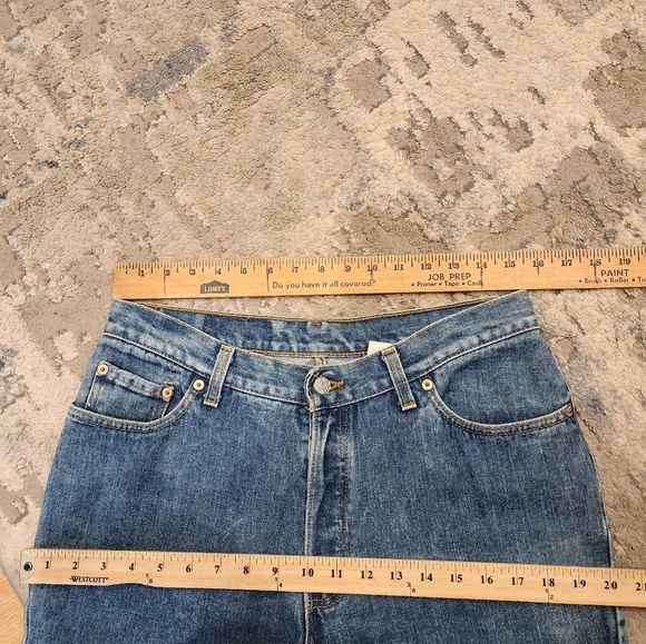 Vintage 90s Levi's Button Fly Highrise Mom Jean Size 15 (Modern 10-ish) - Picture 14 of 16